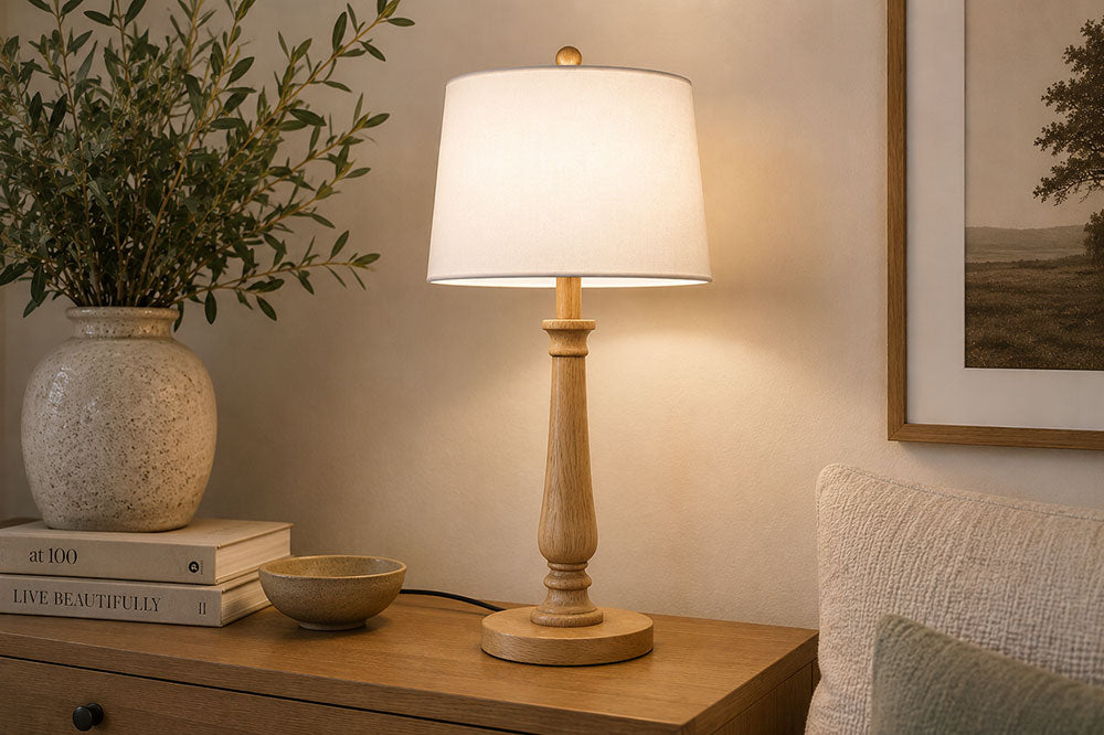 Holt Wooden Table Lamp