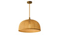 Ochre Rattan Pendant Light