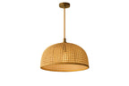 Ochre Rattan Pendant Light